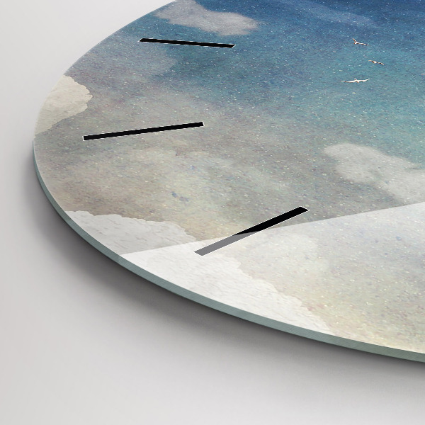 Kerek fali üvegóra Lány a Holdon