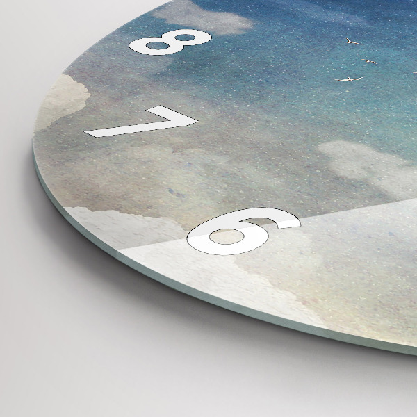 Kerek fali üvegóra Lány a Holdon