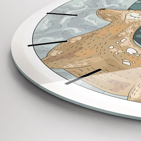 Kerek fali üvegóra Éjszakai állatok és a Hold