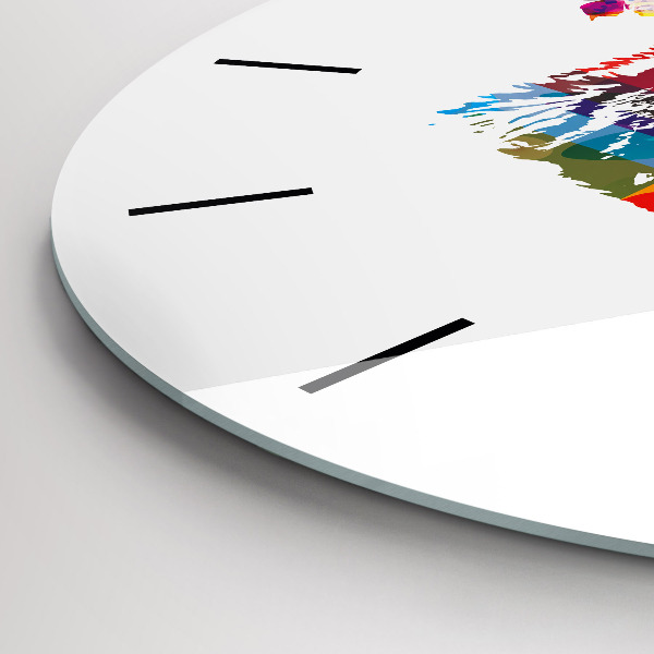 Kerek fali üvegóra Medvefej