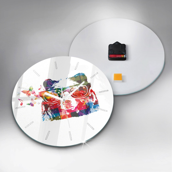 Kerek fali üvegóra Medvefej