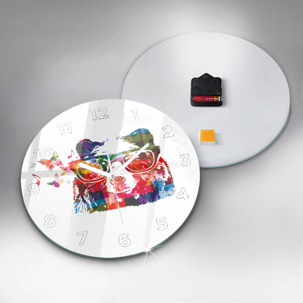 Kerek fali üvegóra Medvefej