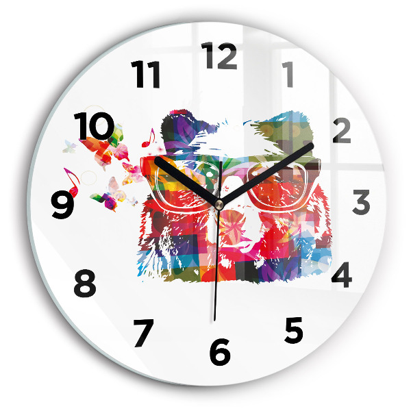 Kerek fali üvegóra Medvefej