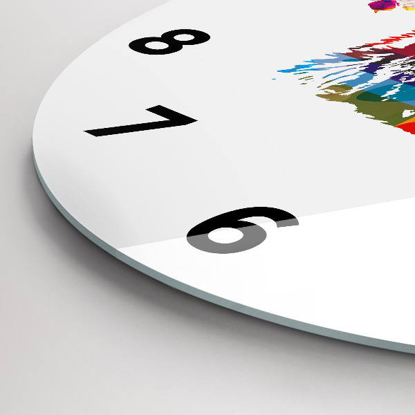 Kerek fali üvegóra Medvefej