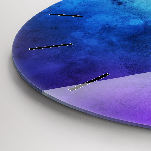 Kerek fali üvegóra Színes foltok