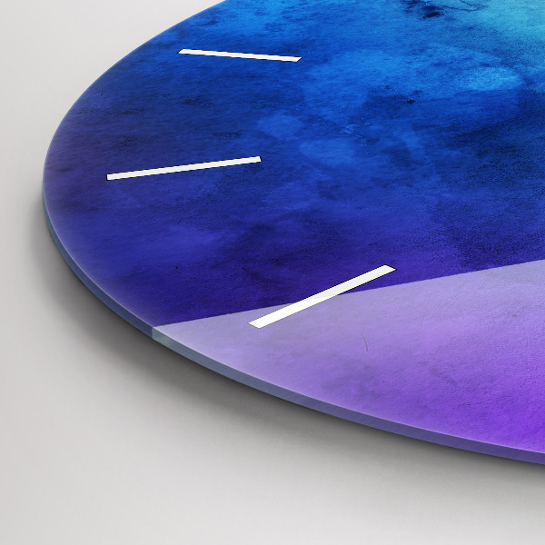 Kerek fali üvegóra Színes foltok