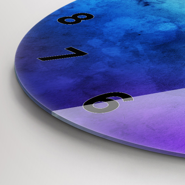 Kerek fali üvegóra Színes foltok