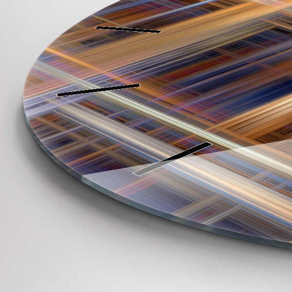 Kerek fali üvegóra Absztrakt geometria