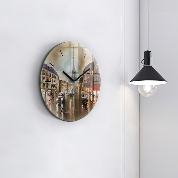 Kerek fali üvegóra Párizs városának építészete