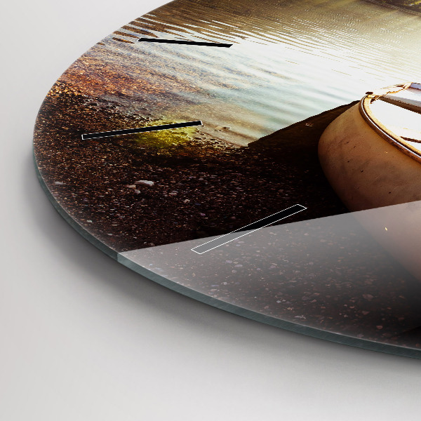 Kerek fali üvegóra Kilátás a tóra