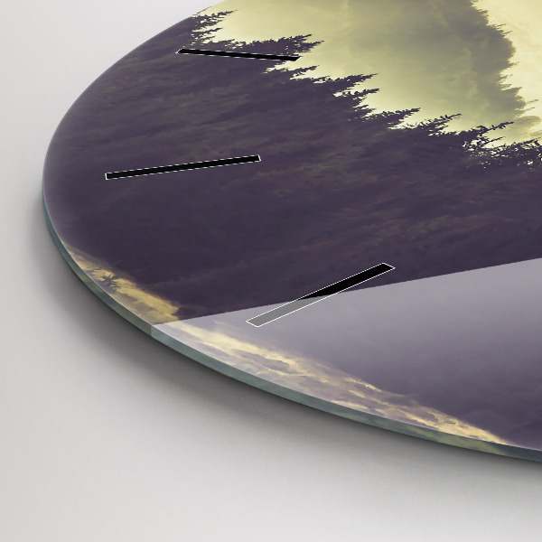 Kerek fali üvegóra Ködös hegyoldalak