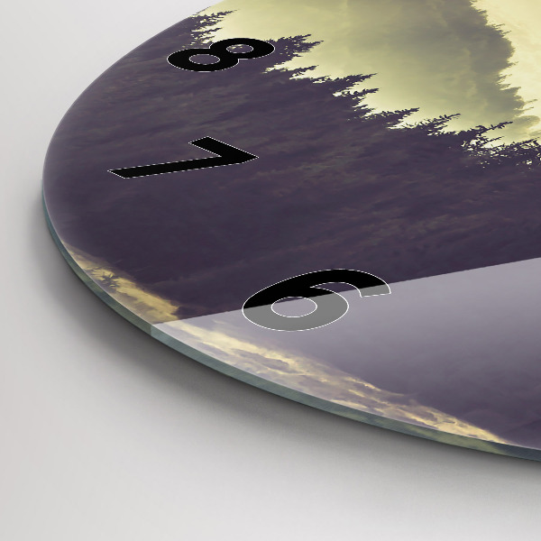 Kerek fali üvegóra Ködös hegyoldalak