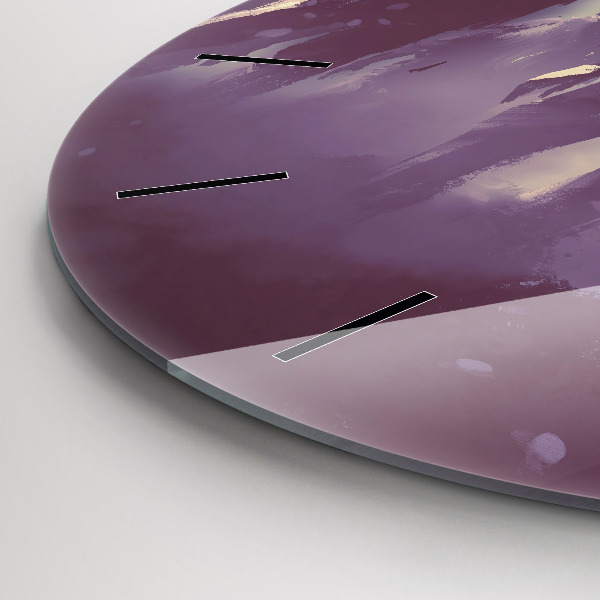 Kerek fali üvegóra Zombik éjjel - halloween