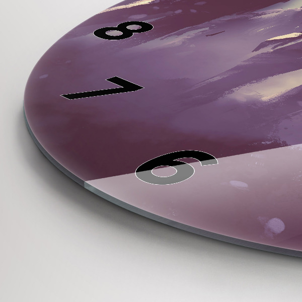 Kerek fali üvegóra Zombik éjjel - halloween