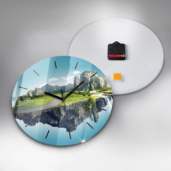 Kerek fali üvegóra Repülő Sziget