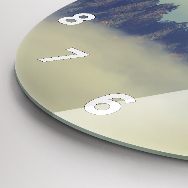 Kerek fali üvegóra Ködös erdei sas