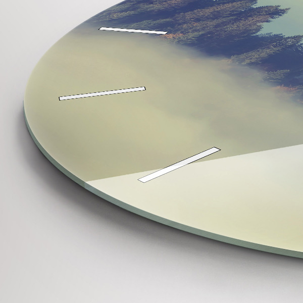 Kerek fali üvegóra Ködös erdei sas