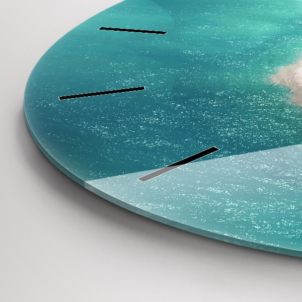 Kerek fali üvegóra Szív-sziget