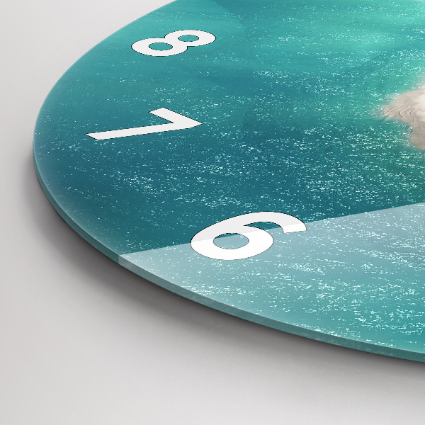 Kerek fali üvegóra Szív-sziget