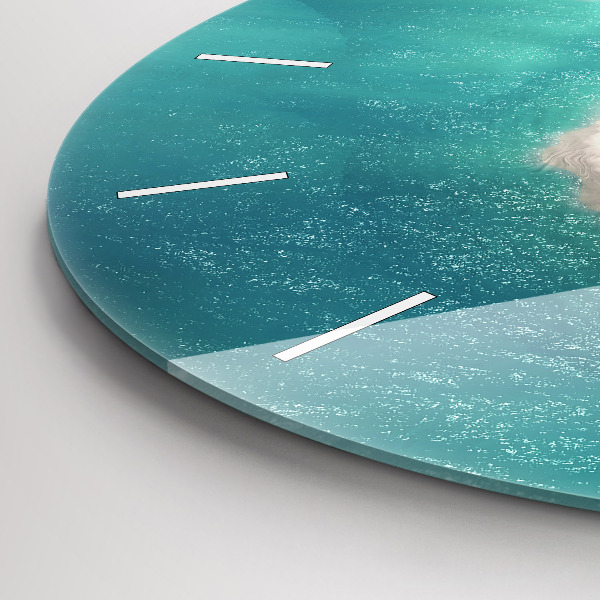 Kerek fali üvegóra Szív-sziget