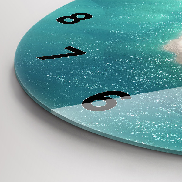 Kerek fali üvegóra Szív-sziget