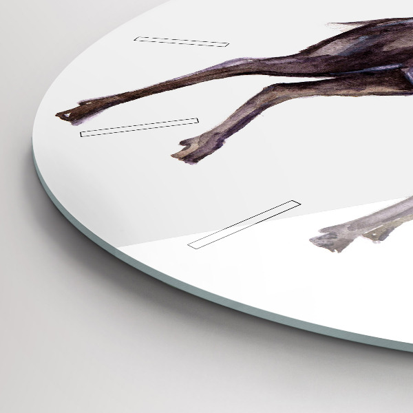 Kerek fali üvegóra A vadon szarvas királya