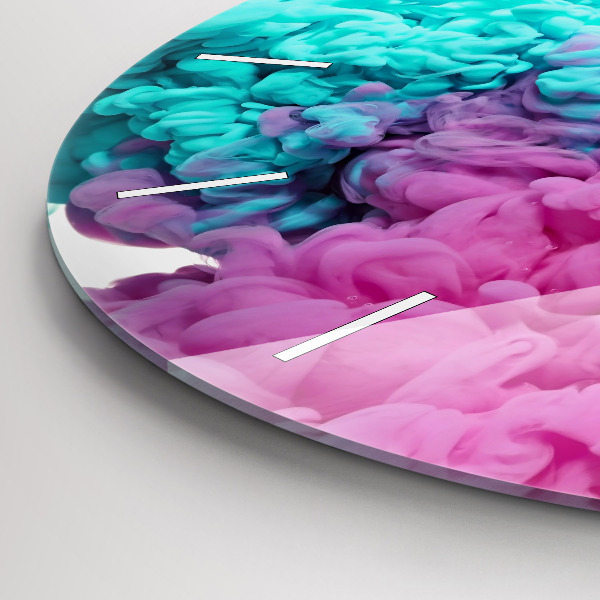 Kerek fali üvegóra Modern művészet - foltok