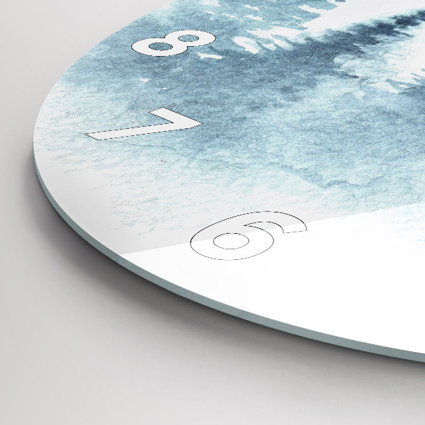 Kerek fali üvegóra Téli erdő