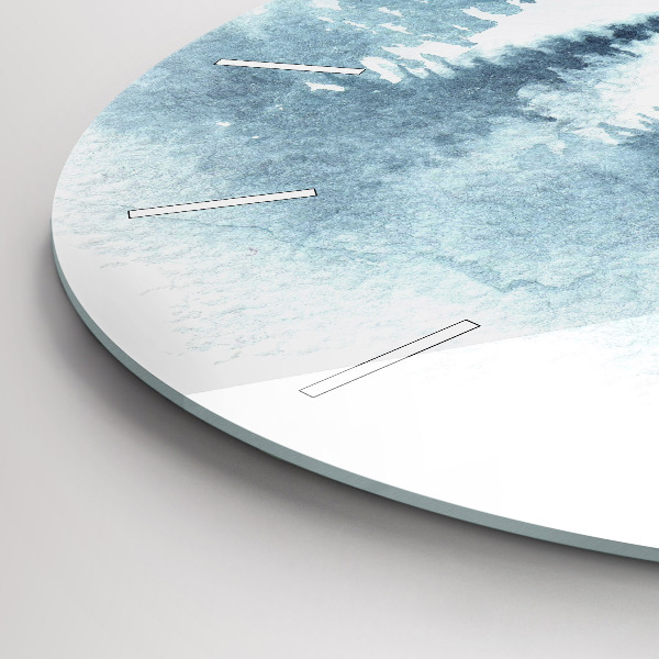 Kerek fali üvegóra Téli erdő