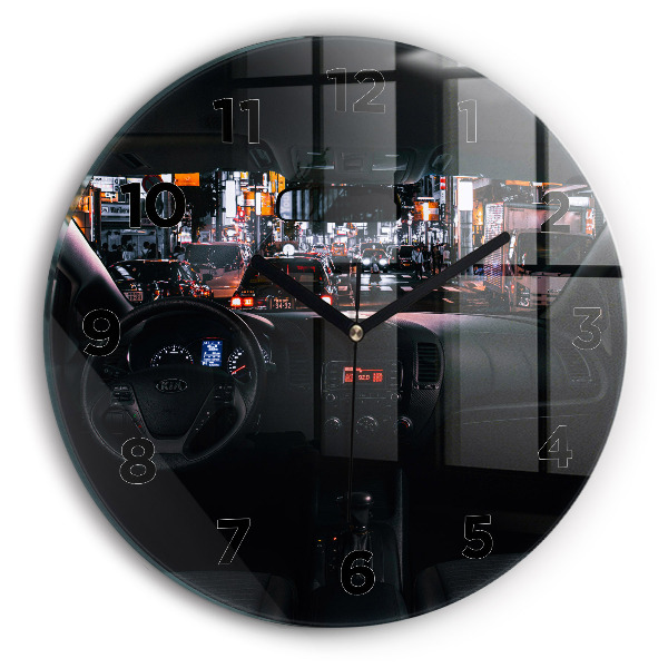 Kerek fali üvegóra Autó Tokióban