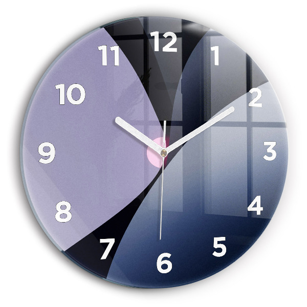 Kerek fali üvegóra Absztrakciós nap