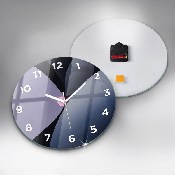 Kerek fali üvegóra Absztrakciós nap