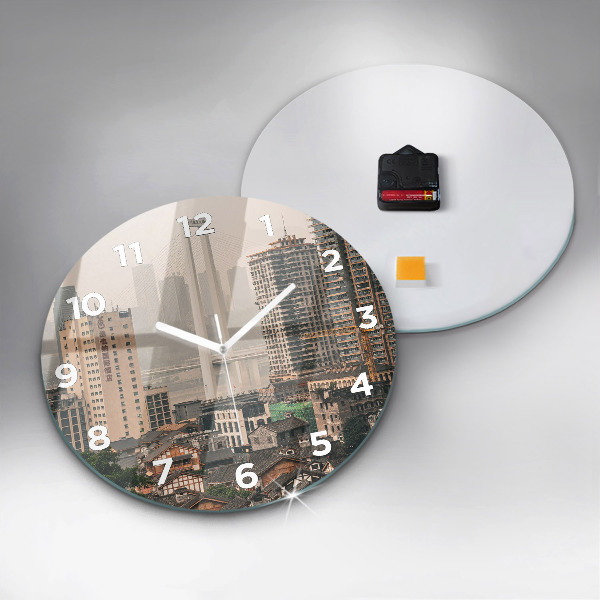 Kerek fali üvegóra Chongqing óvárosa