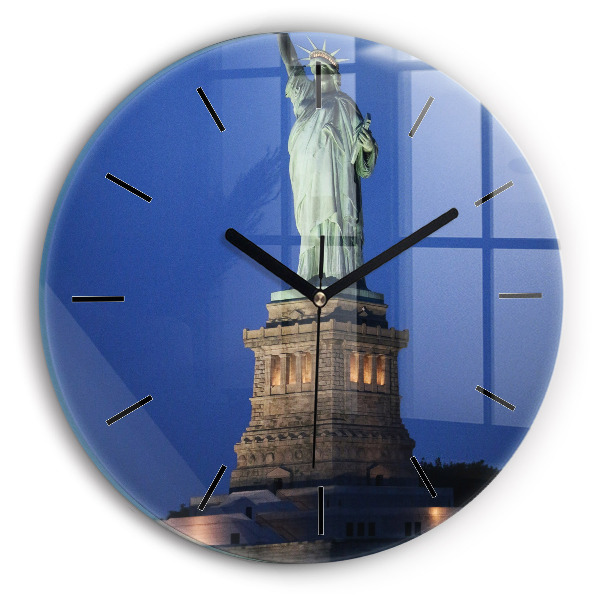 Kerek fali üvegóra New York-i Szabadság-szobor
