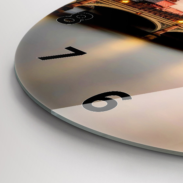 Kerek fali üvegóra Big Ben London panoráma