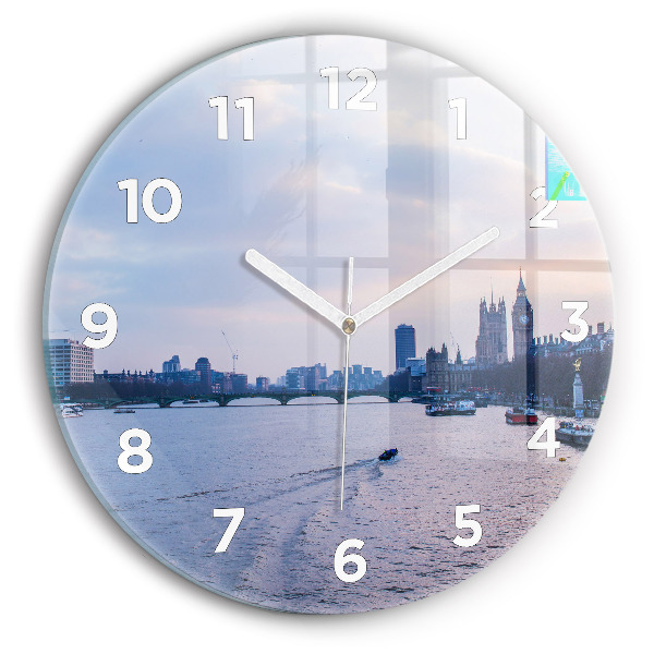 Kerek fali üvegóra London Eye városi panoráma