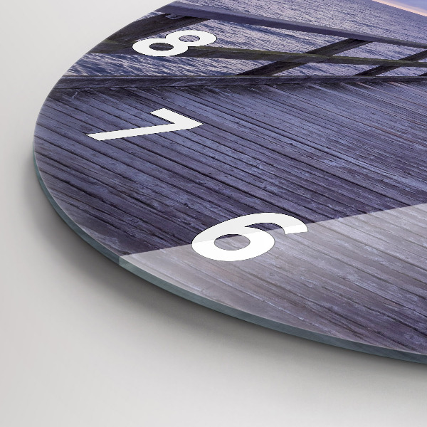 Kerek fali üvegóra Móló a Balti-tengeren