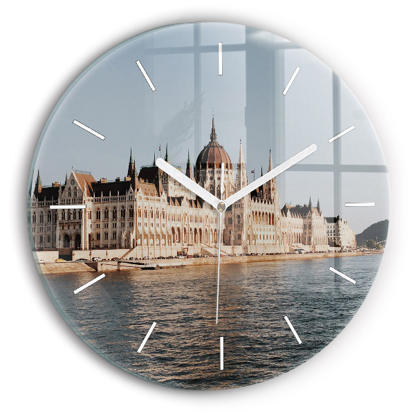 Kerek fali üvegóra Országgyűlés Budapesten