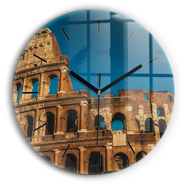 Kerek fali üvegóra A Colosseum Olaszországban