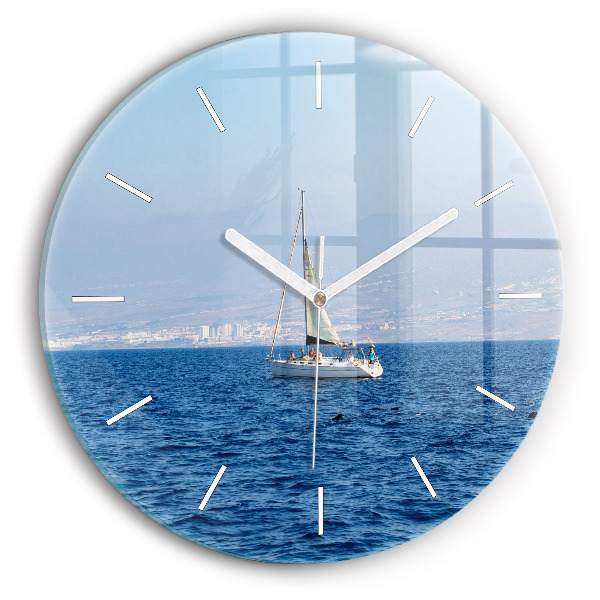 Kerek fali üvegóra Yacht Tenerifén