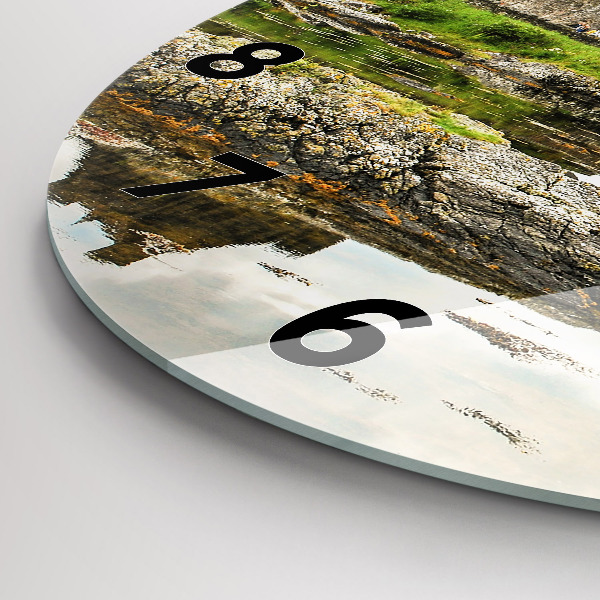 Kerek fali üvegóra Eilean Donan kastély Skóciában