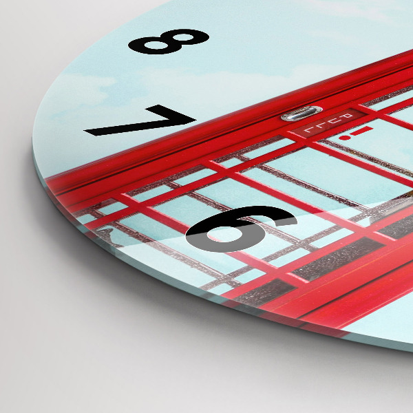 Kerek fali üvegóra Nyilvános telefon