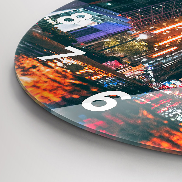 Kerek fali üvegóra Szálloda Houstonban