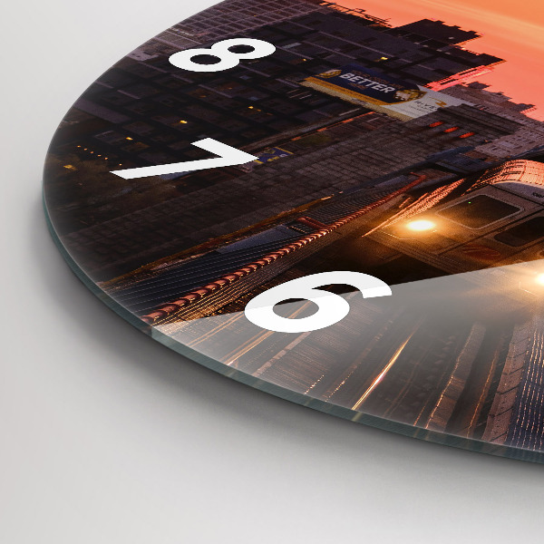 Kerek fali üvegóra Benjamin Franklin híd