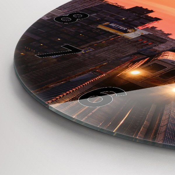 Kerek fali üvegóra Benjamin Franklin híd