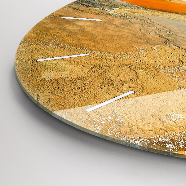 Kerek fali üvegóra Tó hegyekkel