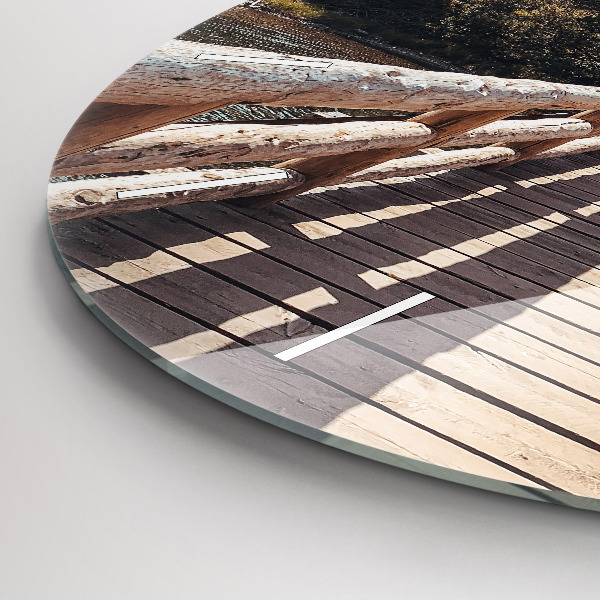 Kerek fali üvegóra Hegyek Yellowstone-ban