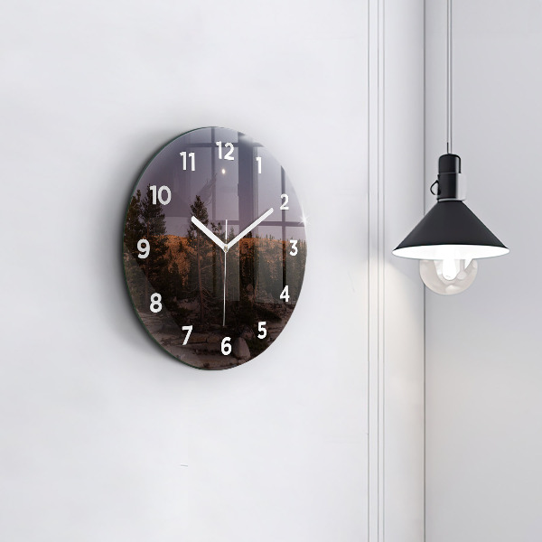 Kerek fali üvegóra Rocky Yosemite Road