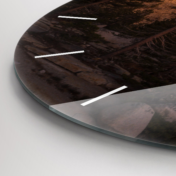 Kerek fali üvegóra Rocky Yosemite Road