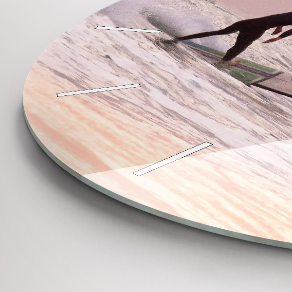 Kerek fali üvegóra Szörfös Hawaii-on